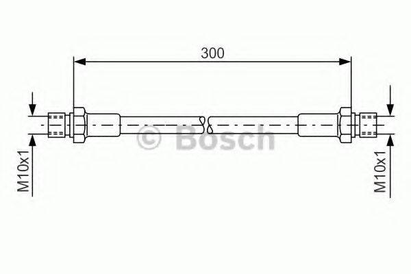 BOSCH 1987476286 Гальмівний шланг