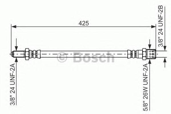 BOSCH 1987476476 Гальмівний шланг