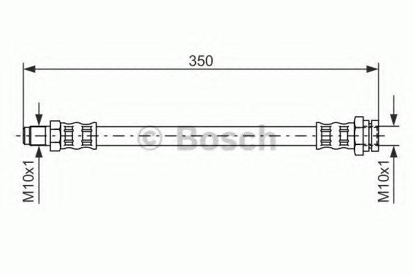 BOSCH 1987476491 Гальмівний шланг