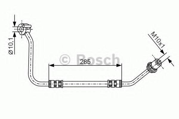 BOSCH 1987476512 Гальмівний шланг