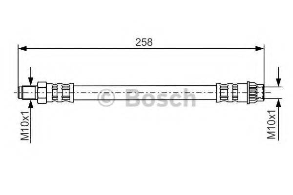 BOSCH 1987476532 Гальмівний шланг