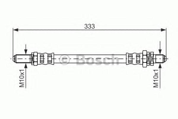 BOSCH 1987476619 Гальмівний шланг
