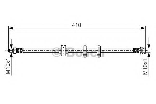 BOSCH 1987476638 Гальмівний шланг
