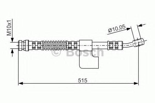 BOSCH 1987476897 Гальмівний шланг