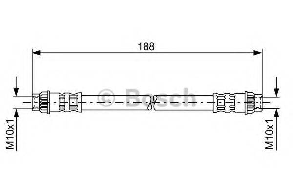 BOSCH 1987476917 Гальмівний шланг