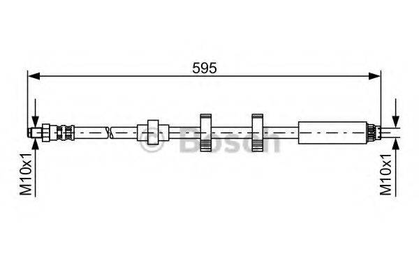 BOSCH 1987476979 Гальмівний шланг