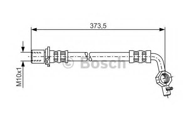 BOSCH 1987481040 Гальмівний шланг