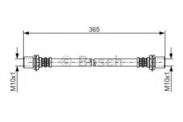 BOSCH 1987481200 Гальмівний шланг