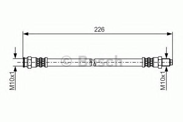 BOSCH 1987481224 Гальмівний шланг