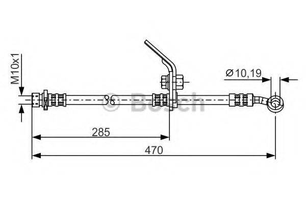 BOSCH 1987481328 Гальмівний шланг