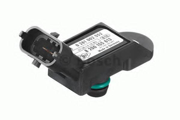 BOSCH 0281002552 Датчик тиск наддуву; Датчик тиск наддуву; Датчик, тиск у впускному газопроводі