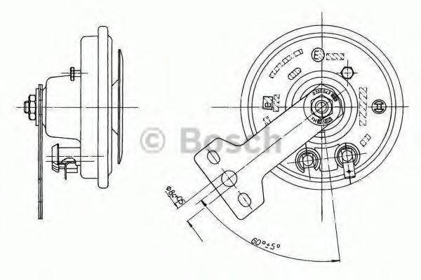 BOSCH 0320043030 Звуковий сигнал; Звуковий сигнал