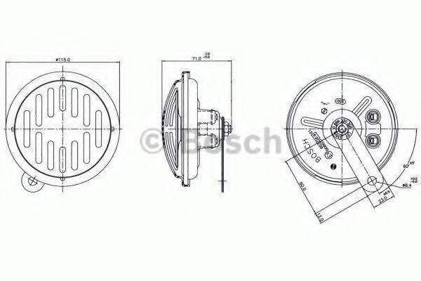 BOSCH 0320143036 Звуковий сигнал; Звуковий сигнал