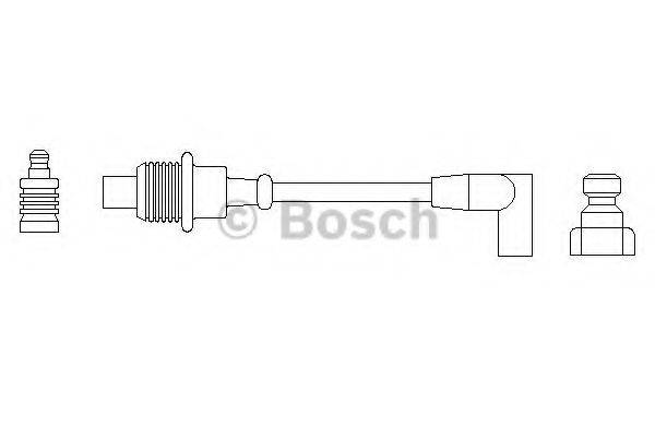 BOSCH 0986356066 Провід запалювання