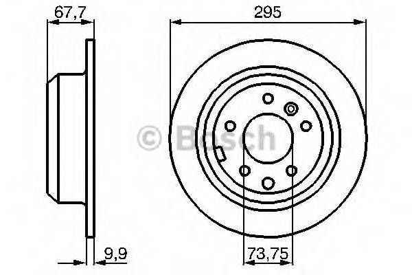 BOSCH 0986478692 гальмівний диск