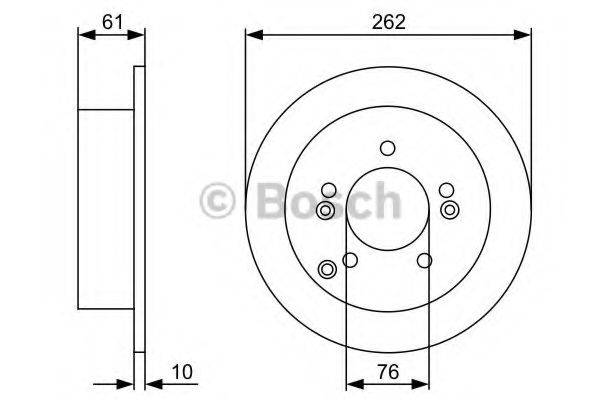 BOSCH 0986479C03 гальмівний диск