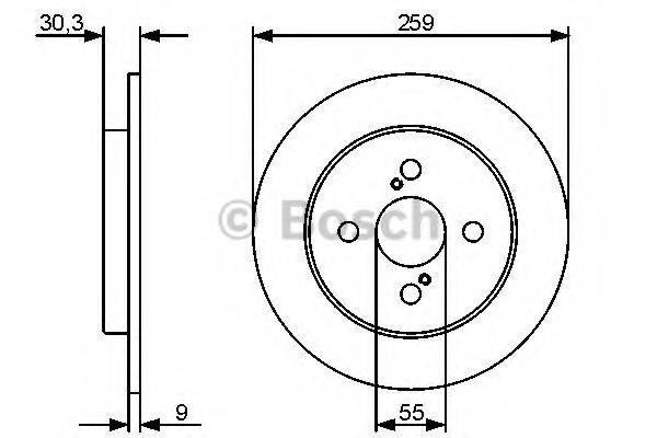 BOSCH 0986479420 гальмівний диск