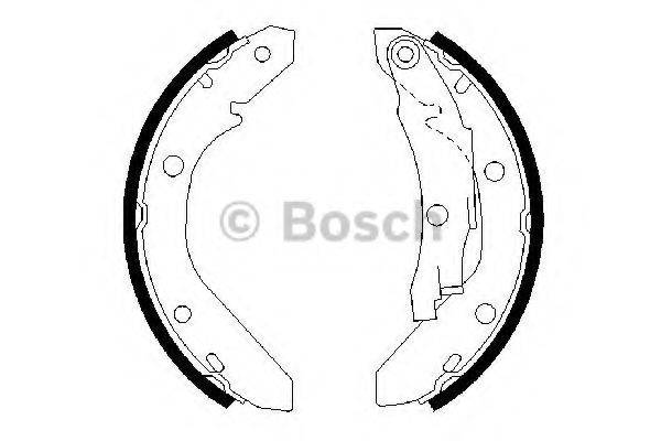 BOSCH 0986487006 Комплект гальмівних колодок