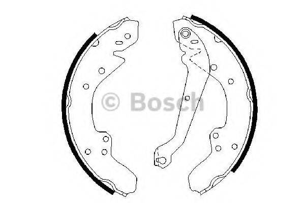 BOSCH 0986487146 Комплект гальмівних колодок