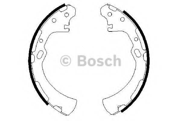 BOSCH 0986487369 Комплект гальмівних колодок