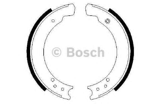 BOSCH 0986487395 Комплект гальмівних колодок