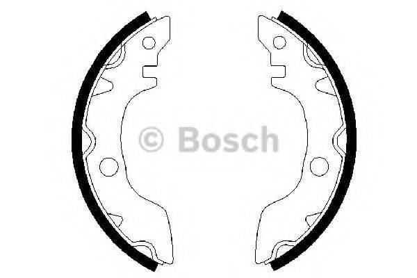 BOSCH 0986487419 Комплект гальмівних колодок