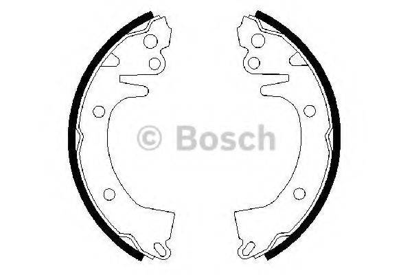 BOSCH 0986487462 Комплект гальмівних колодок