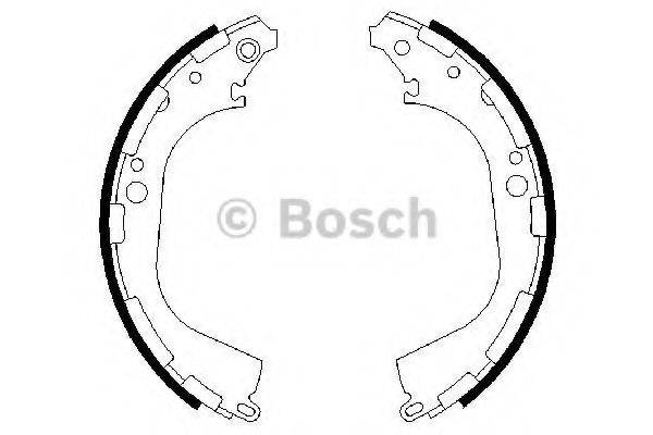 BOSCH 0986487464 Комплект гальмівних колодок