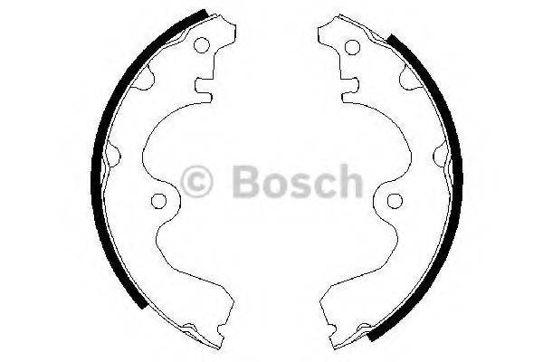 BOSCH 0986487474 Комплект гальмівних колодок