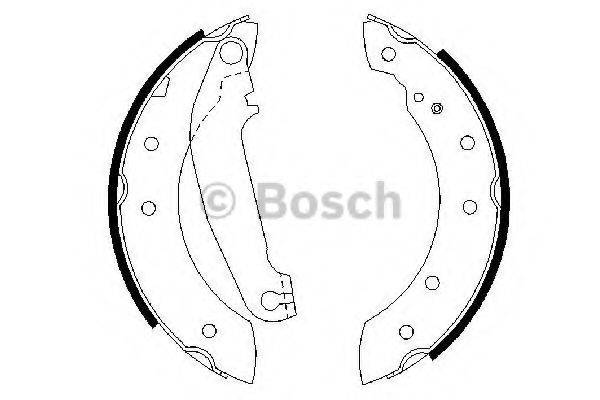 BOSCH 0986487485 Комплект гальмівних колодок