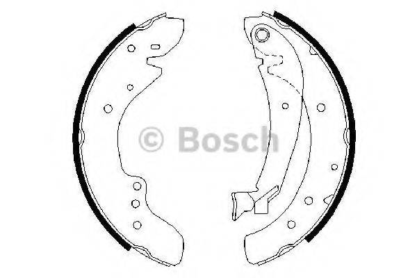 BOSCH 0986487521 Комплект гальмівних колодок