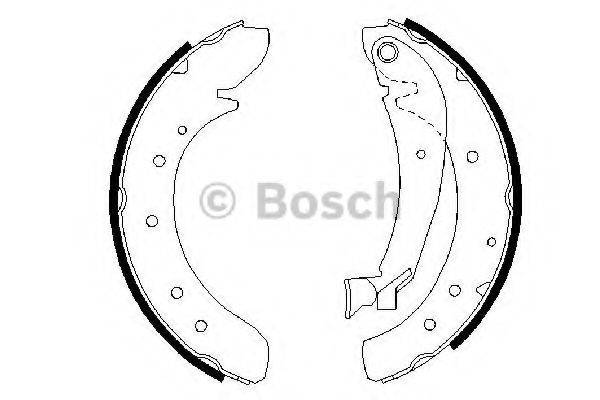 BOSCH 0986487522 Комплект гальмівних колодок