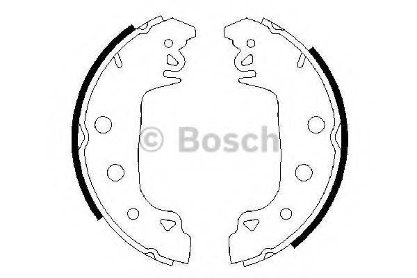 BOSCH 0986487546 Комплект гальмівних колодок