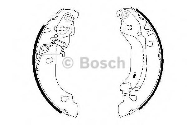 BOSCH 0986487669 Комплект гальмівних колодок