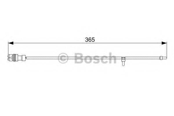 BOSCH 1987473040 Сигналізатор, знос гальмівних колодок