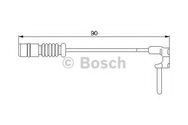 BOSCH 1987474901 Сигналізатор, знос гальмівних колодок