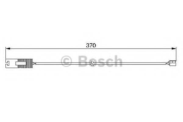 BOSCH 1987474952 Сигналізатор, знос гальмівних колодок