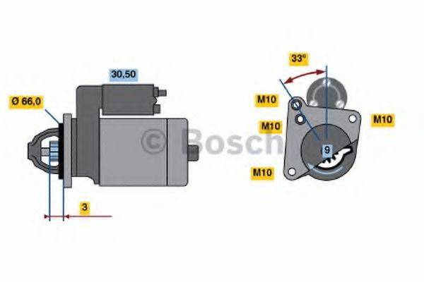 BOSCH 0001108143 Стартер