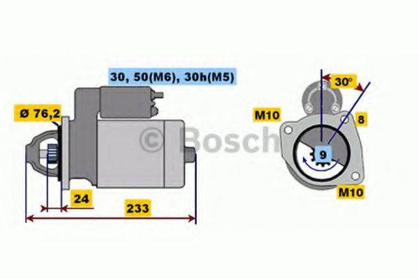 BOSCH 0001108157 Стартер