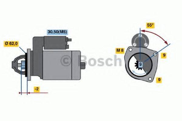 BOSCH 0001108162 Стартер