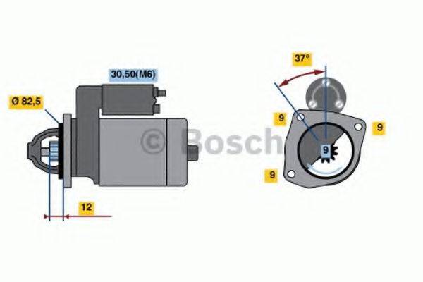 BOSCH 0001108234 Стартер