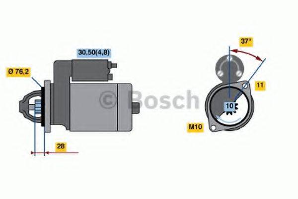 BOSCH 0001109258 Стартер