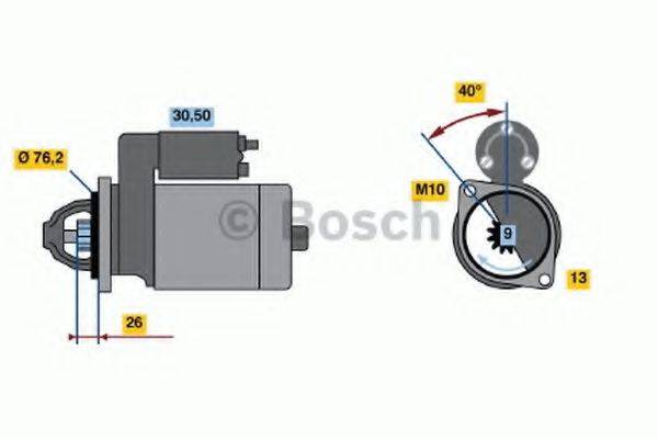 BOSCH 0001110130 Стартер