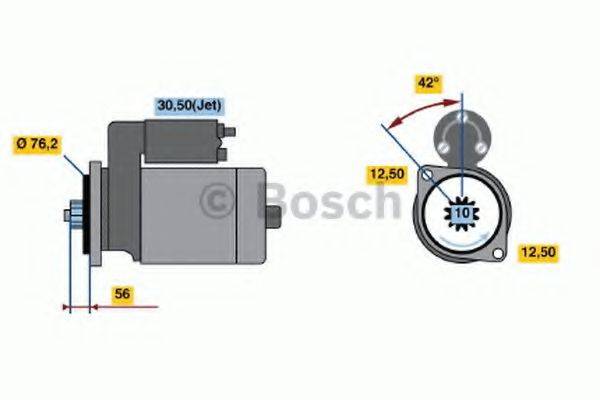 BOSCH 0001121026 Стартер