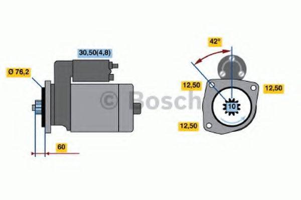 BOSCH 0001123020 Стартер