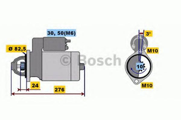 BOSCH 0001218137 Стартер