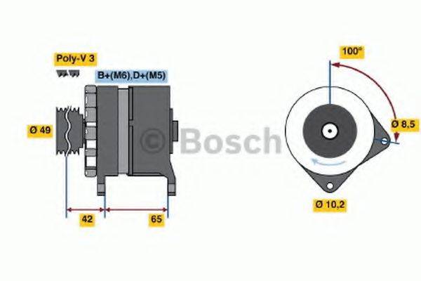 BOSCH 0120339547 Генератор