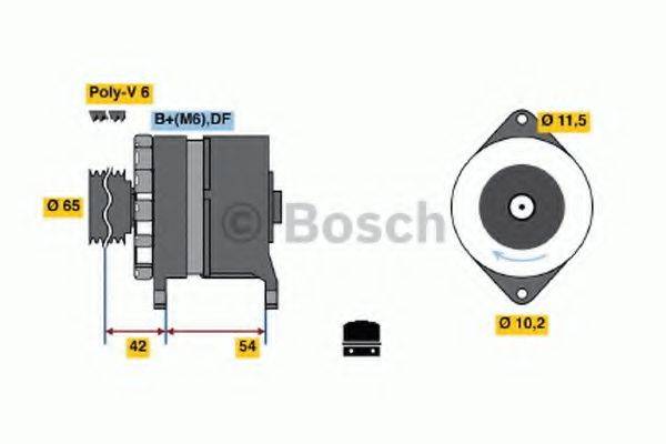 BOSCH 0120450028 Генератор