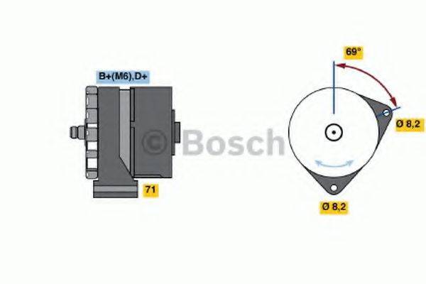 BOSCH 0120468009 Генератор