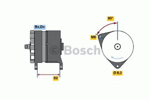 BOSCH 0120469808 Генератор